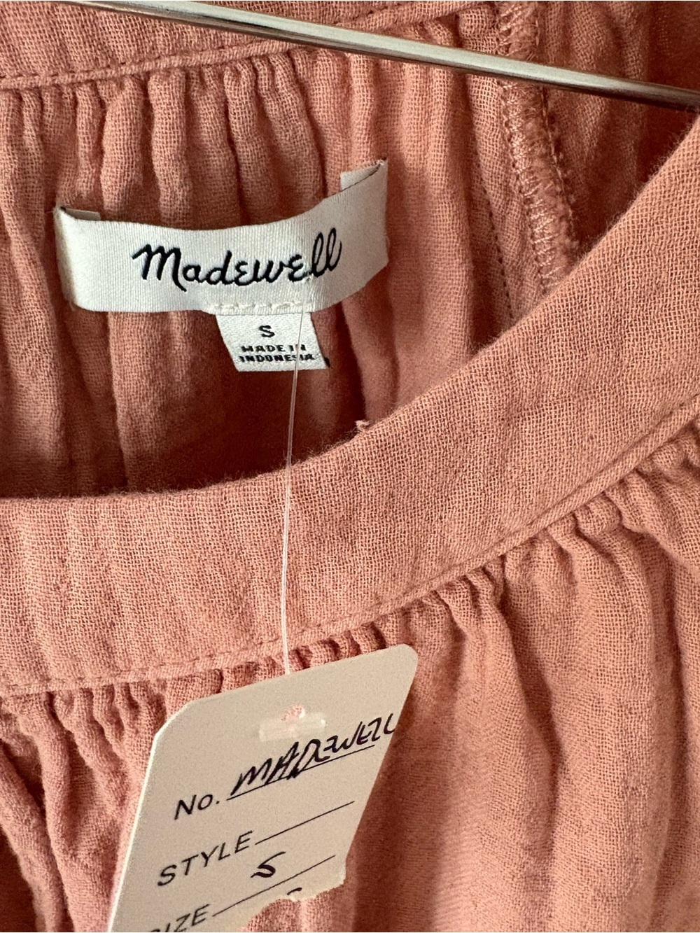 Madewell NWT blouse - Picture 3 of 4